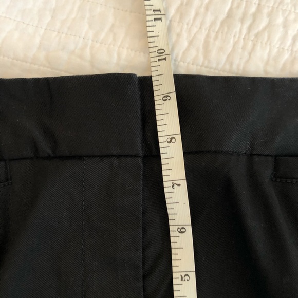 J Crew BLACK Slim City Fit Capri Pants Size 8 - Picture 7 of 8